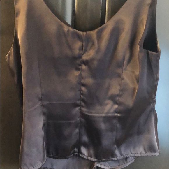 Dress tank/cami with floral vee veckline Frank Lyman in rich brown - Picture 7 of 12